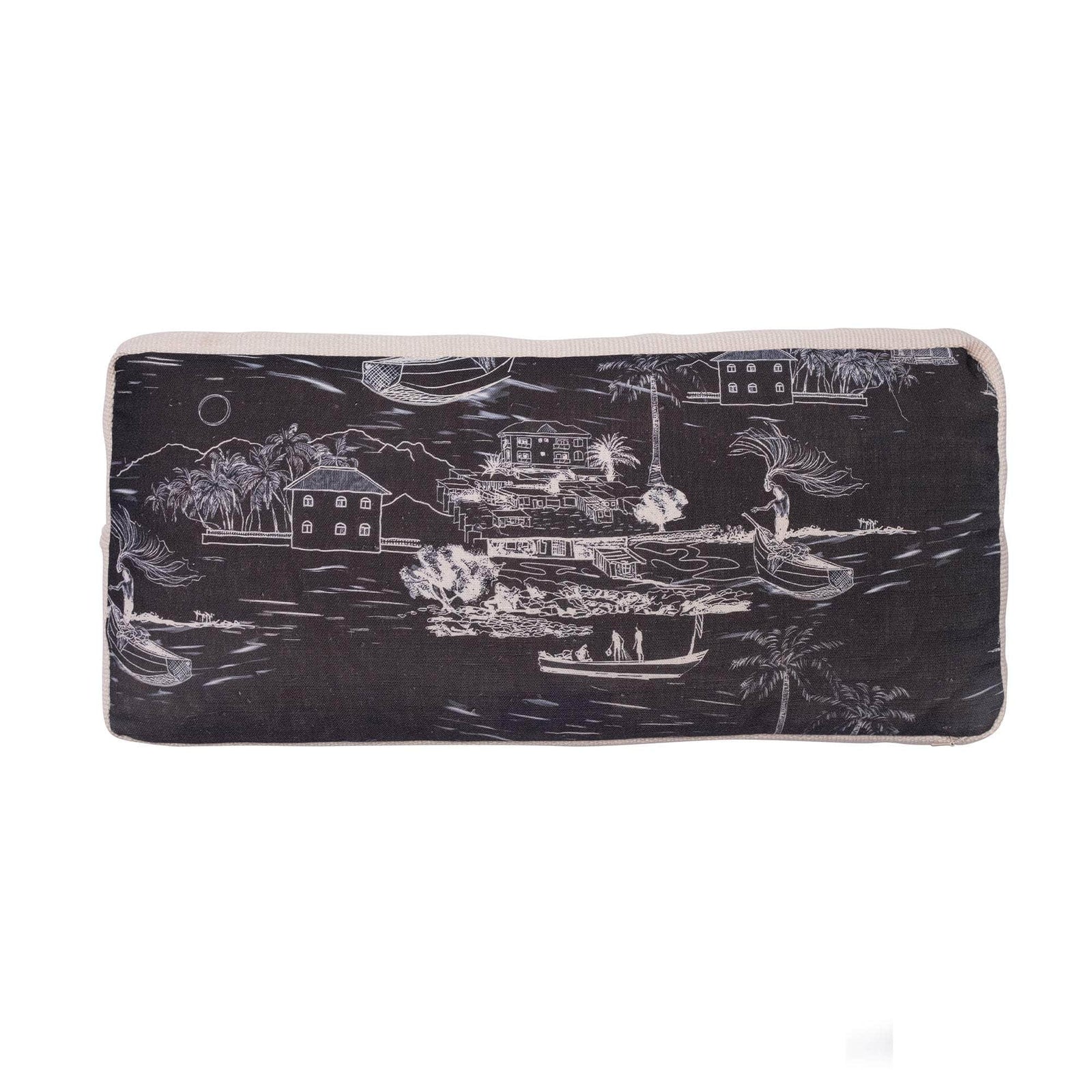 Banana Island Atlantic Grey Kpokpo Cushion