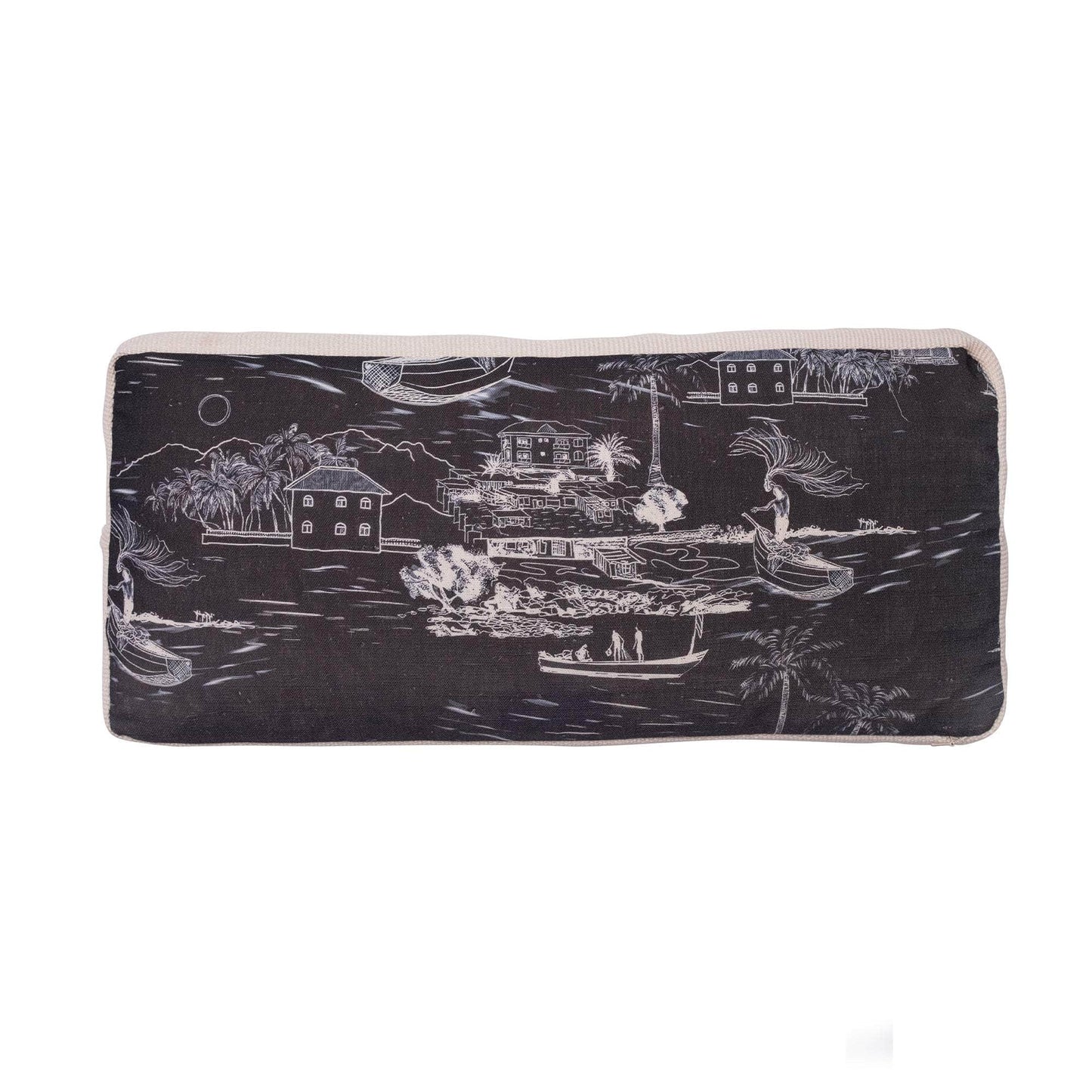 Banana Island Atlantic Grey Kpokpo Cushion