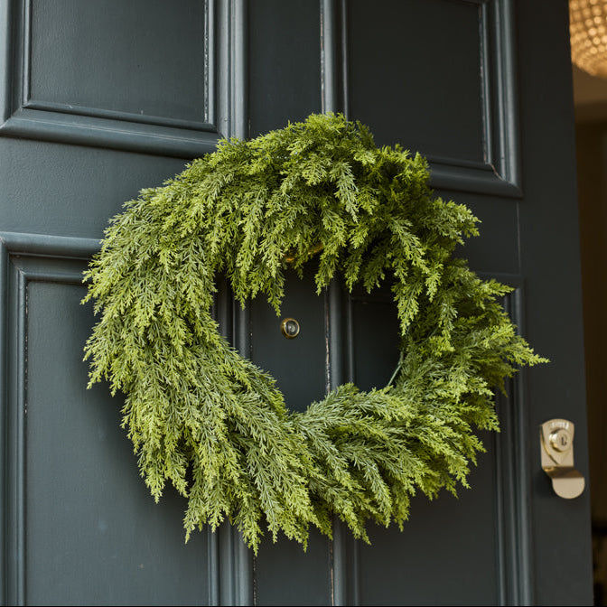 Forever Cypress - Faux Christmas Garland