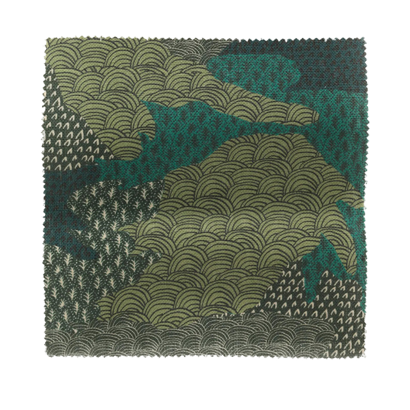 Ordnance survey - Multi Green (Fabric)
