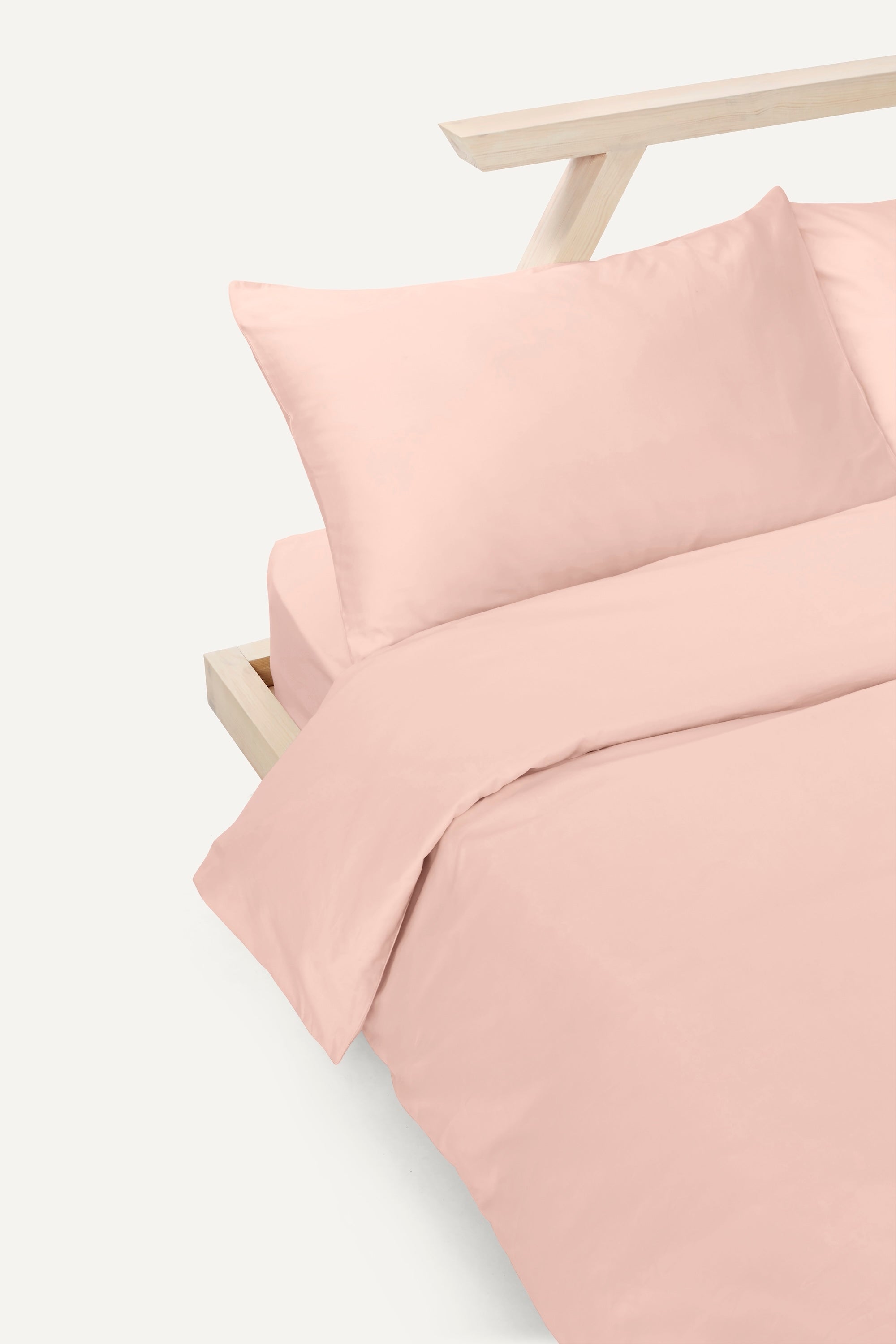 Sateen Organic Cotton Duvet Cover - Midsummer Pink