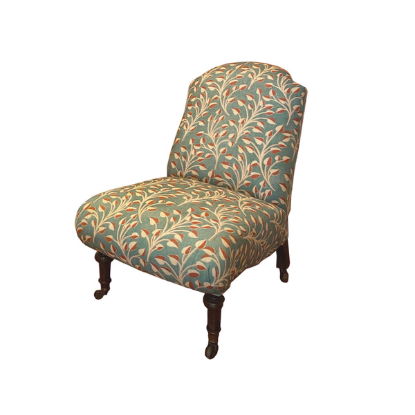 GUY – Antique Slipper Chair in Robert Kime Fabric