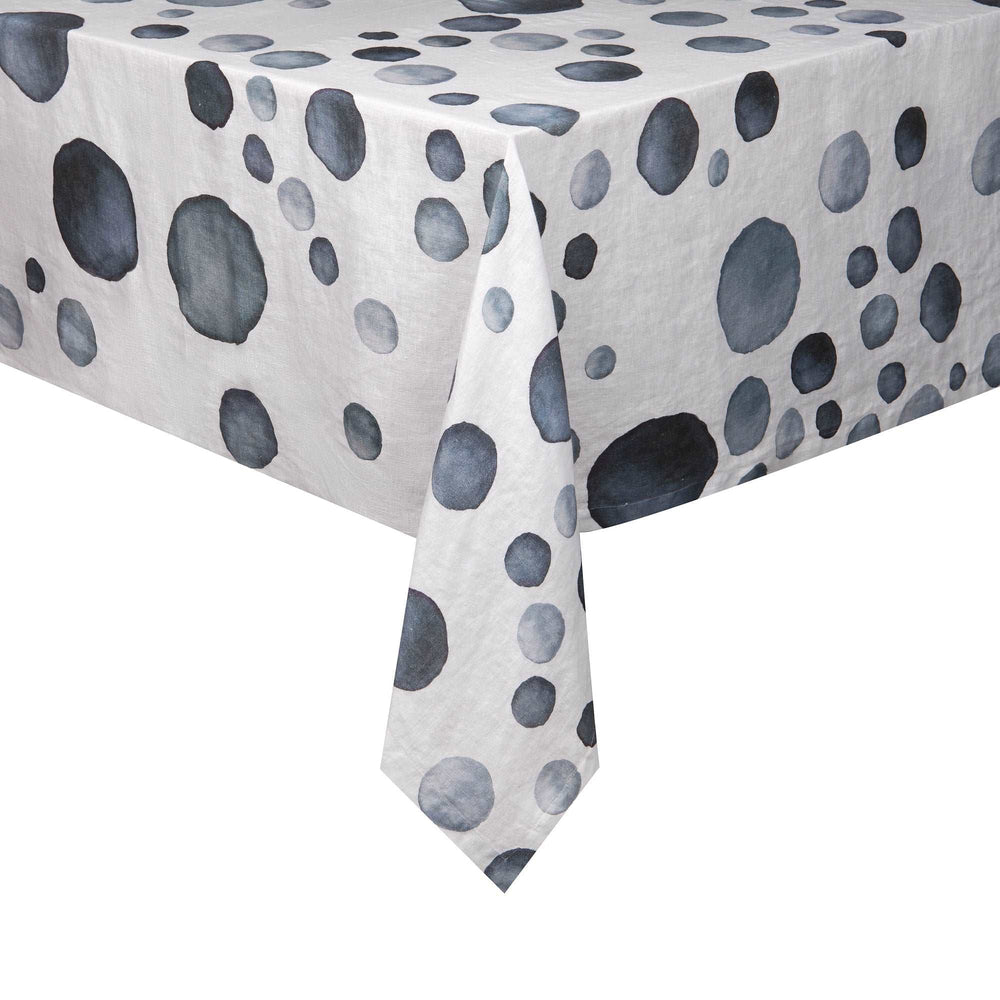 Blue Dots Tablecloth