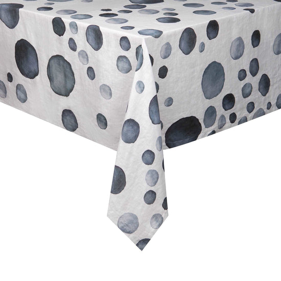 Blue Dots Tablecloth