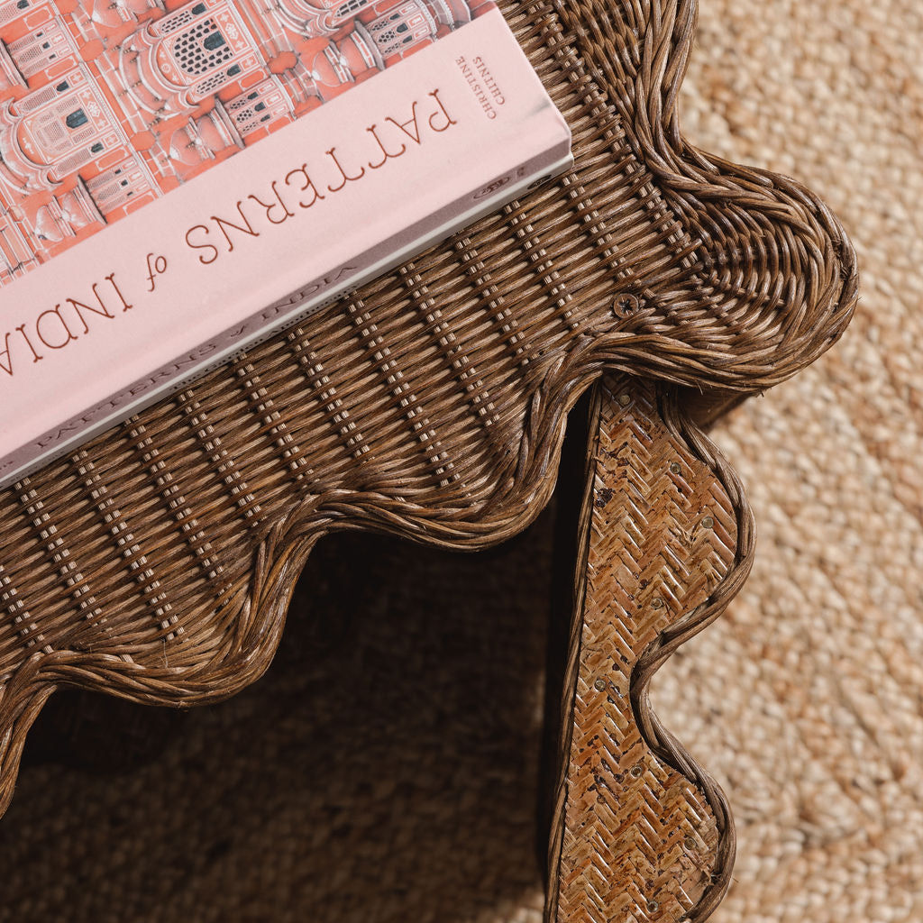 Peony Rattan Coffee Table