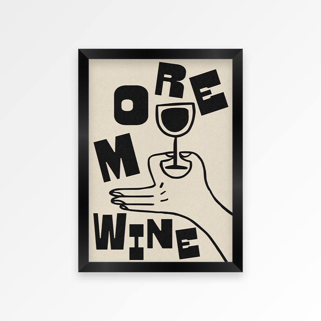 More Wine Print