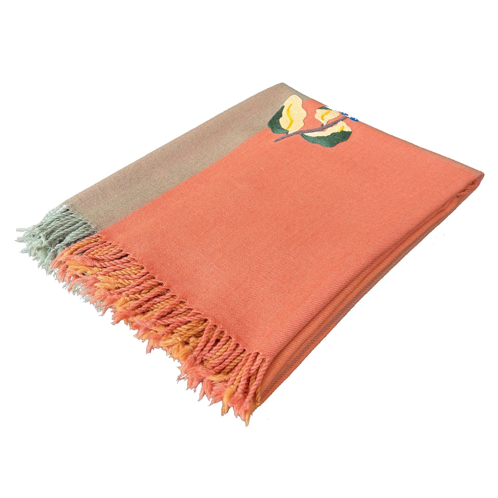 Handwoven Woolen Throw – 48x76 in