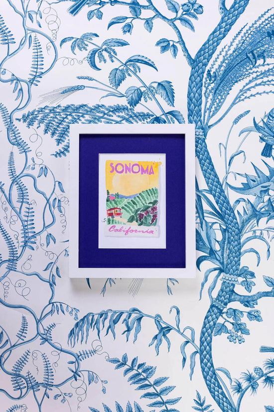Sonoma Matchbook Print