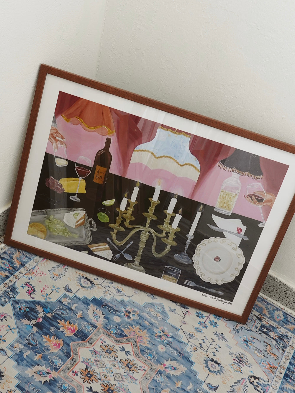 The joy of hosting Fine Art Print