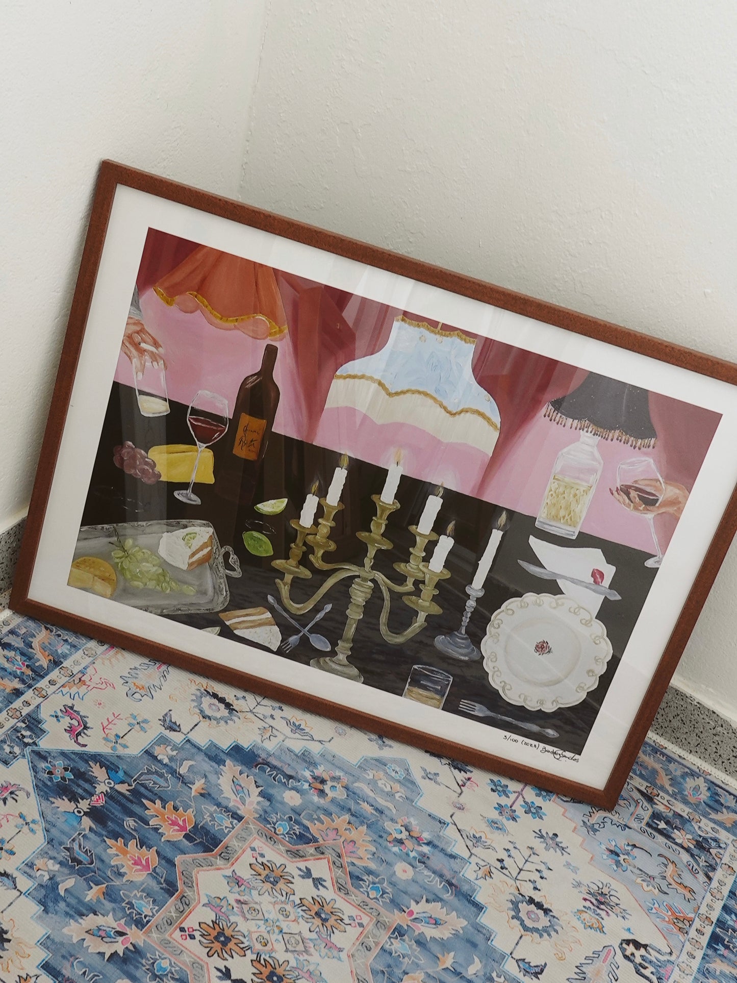 The joy of hosting Fine Art Print