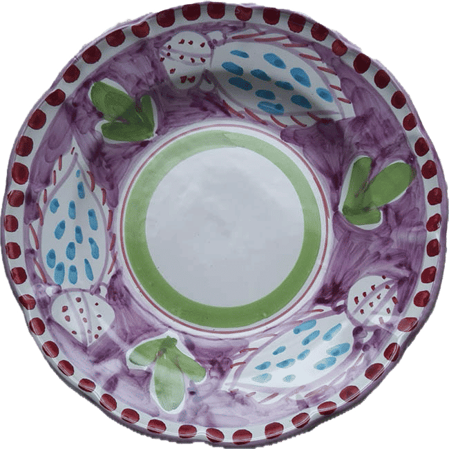 Amalfi Plate 16cm Purple Cuttlefish