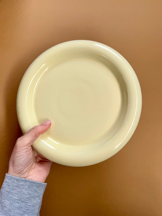 Tostadita Plate Small - White