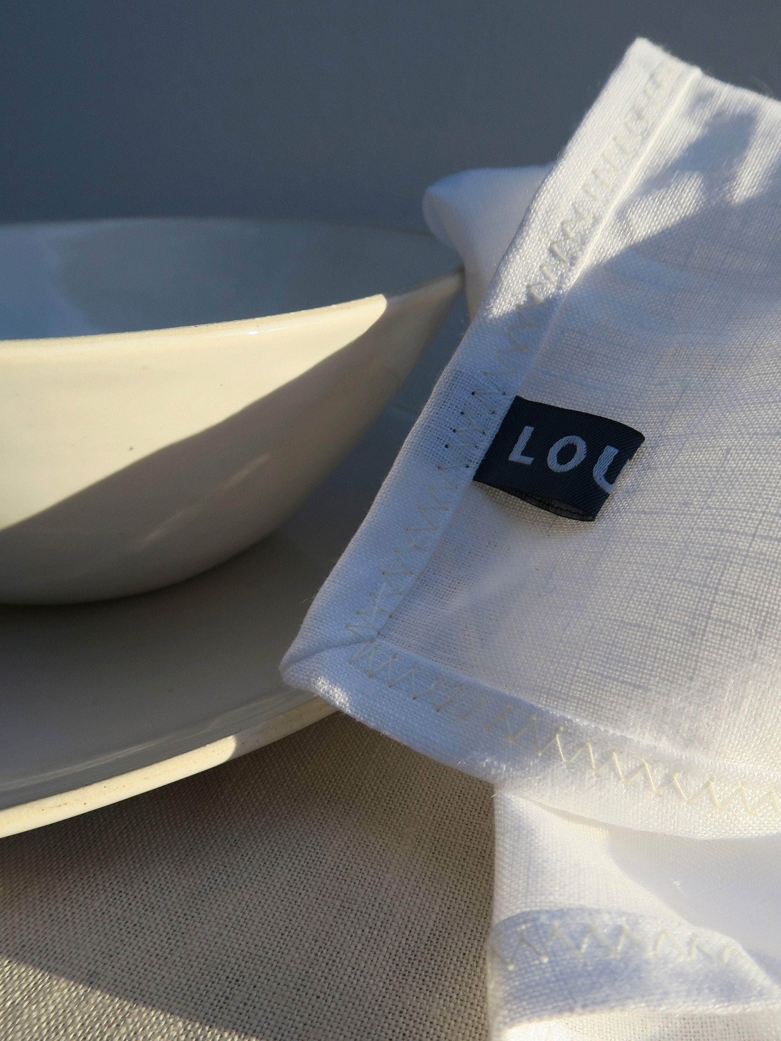 Irish Linen Napkin - White