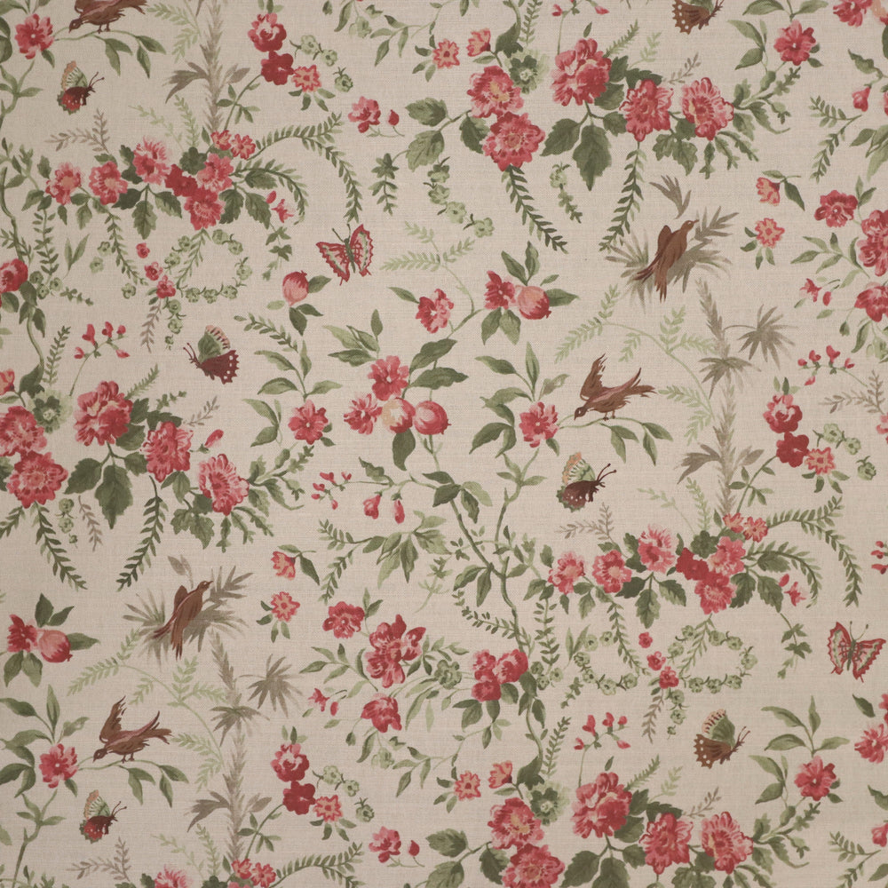 Maison Fleurie - Papillon Pink Moss Fabric