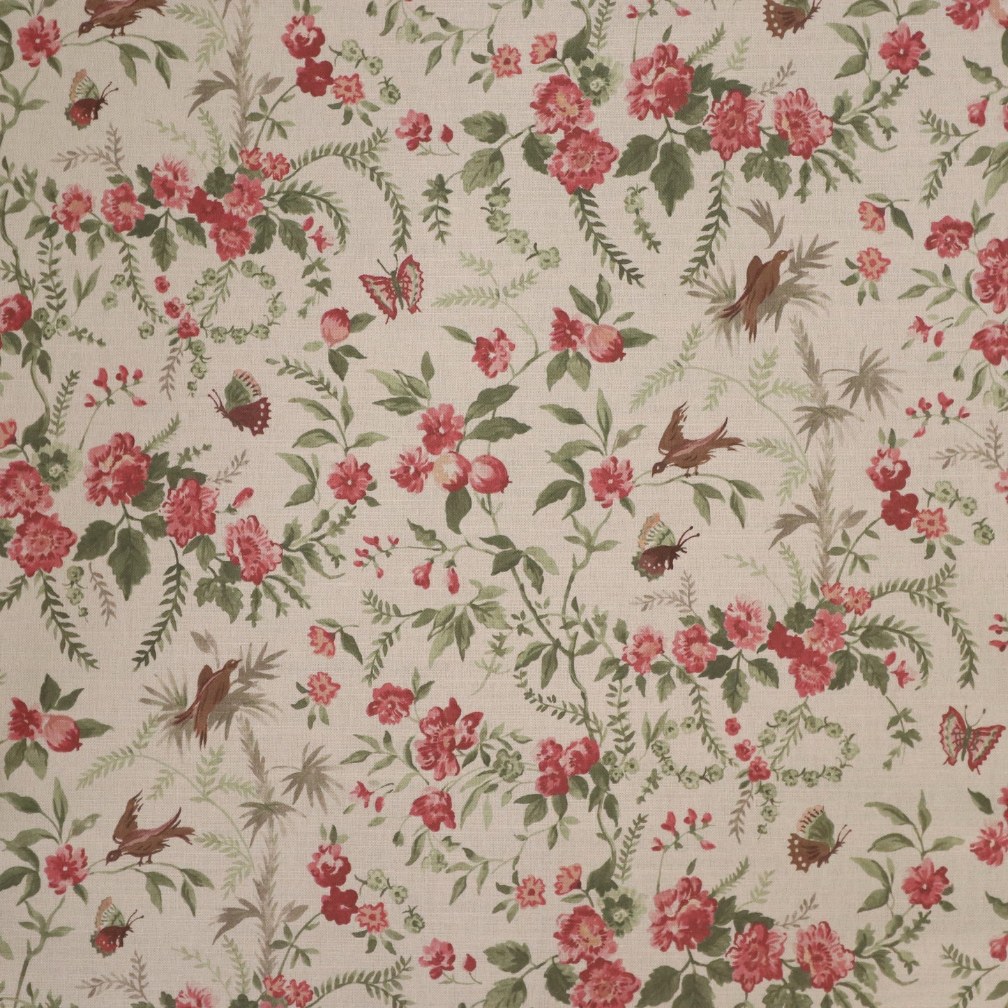 Maison Fleurie - Papillon Pink Moss Fabric
