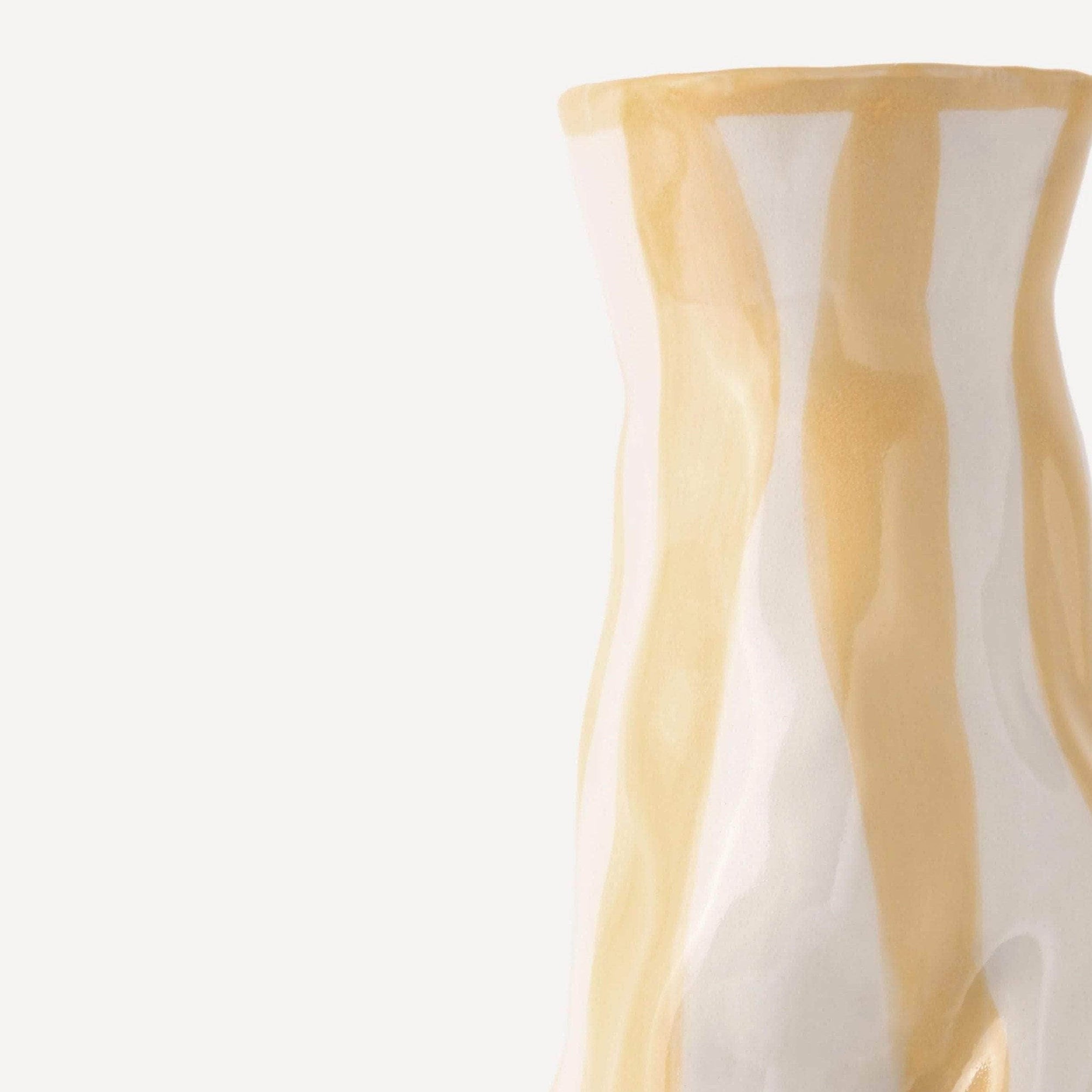 Straw Candy Stripe Vase
