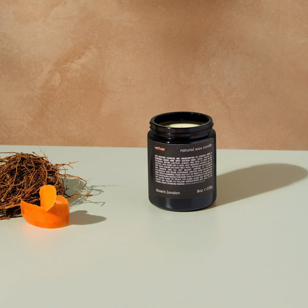 Vetiver Natural Wax Candle (230g)