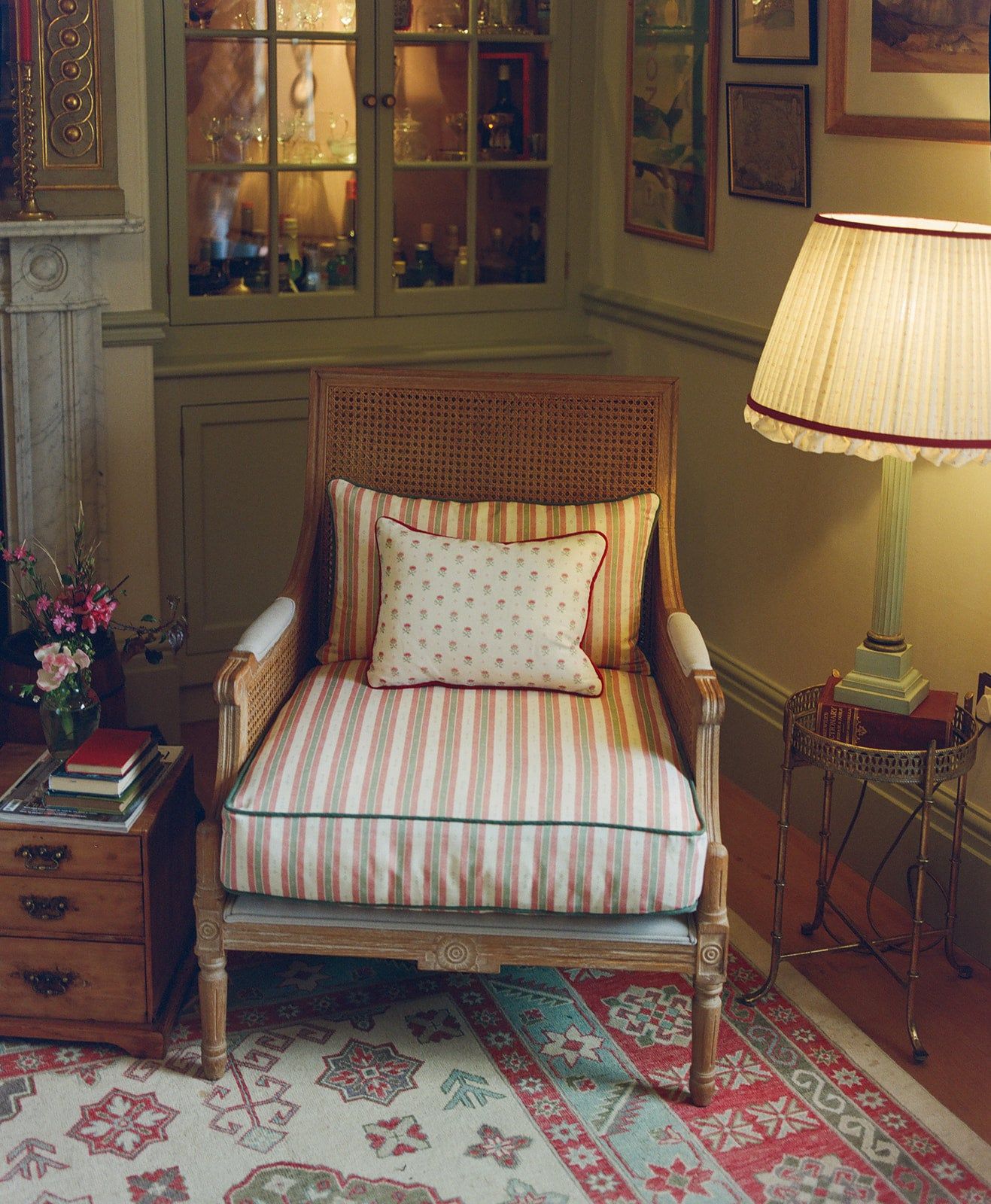 Blume Red Cushion – Rectangle