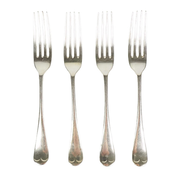 4 Antique Silver Plate Forks