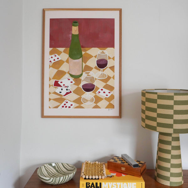Cards & Cab Sav Print