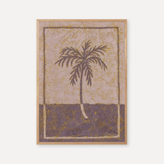 Pale Purple Palm - Print