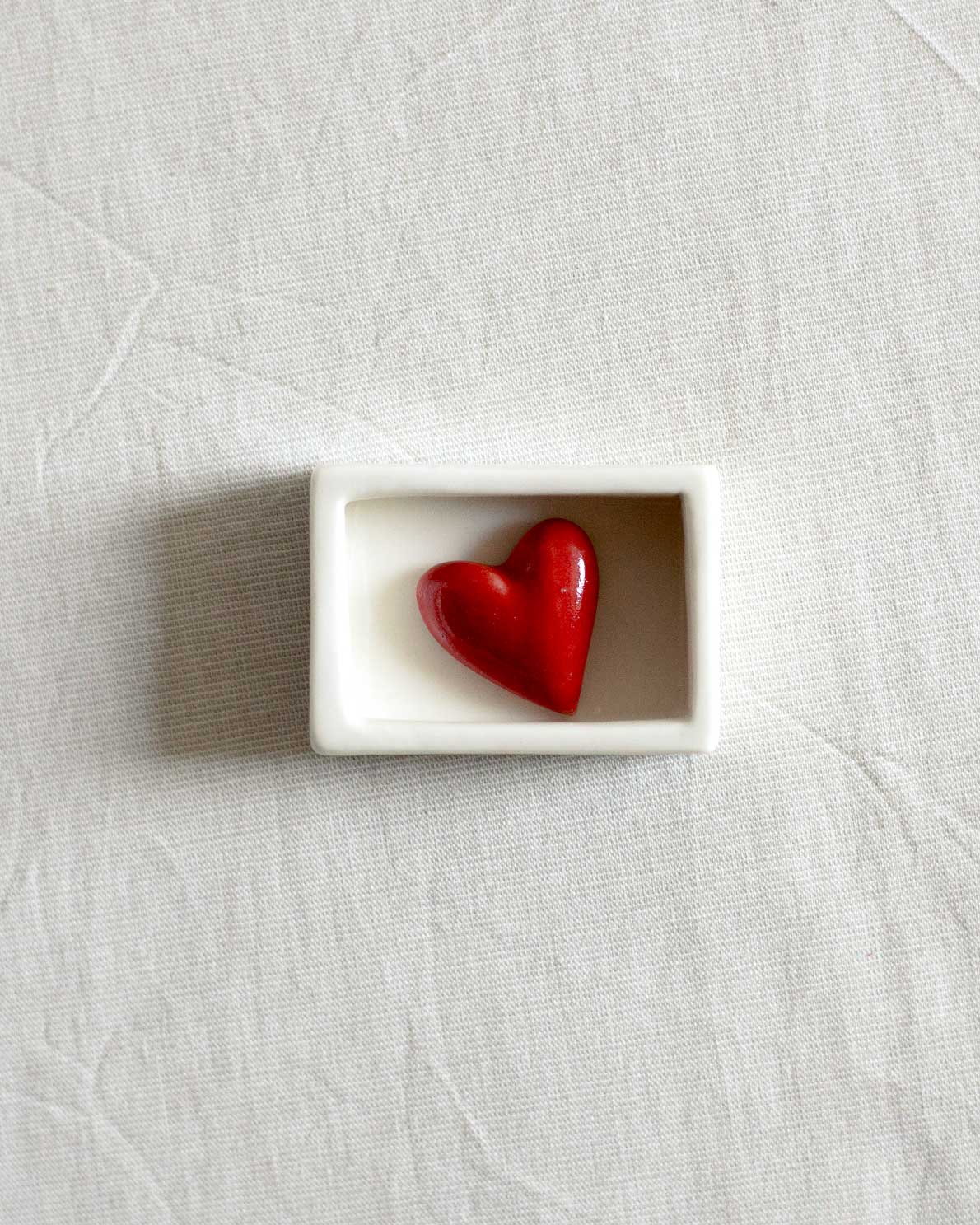 Mini Striped Shrimp’ Ceramic Matchbox
