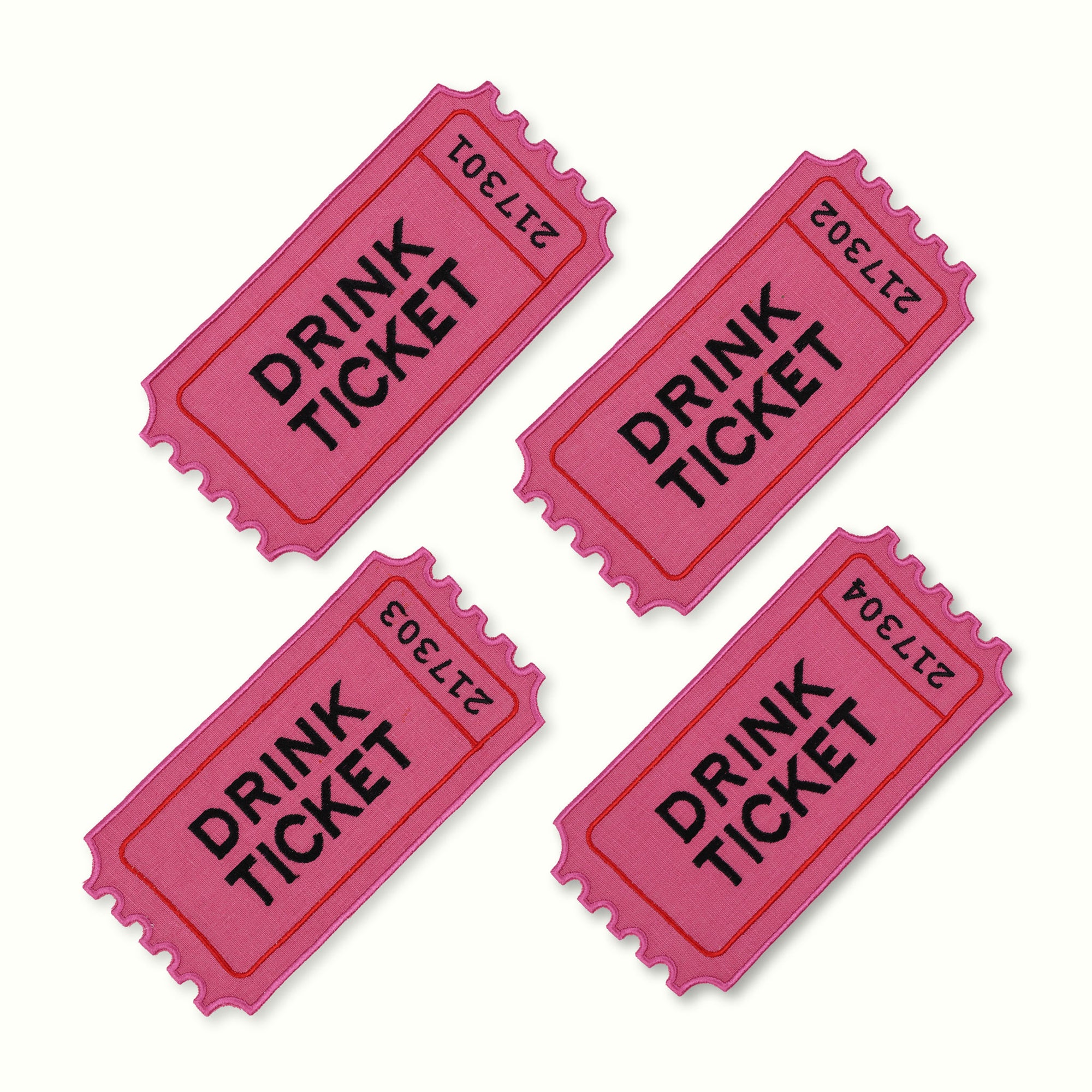 Drink Ticket Cocktail Napkins