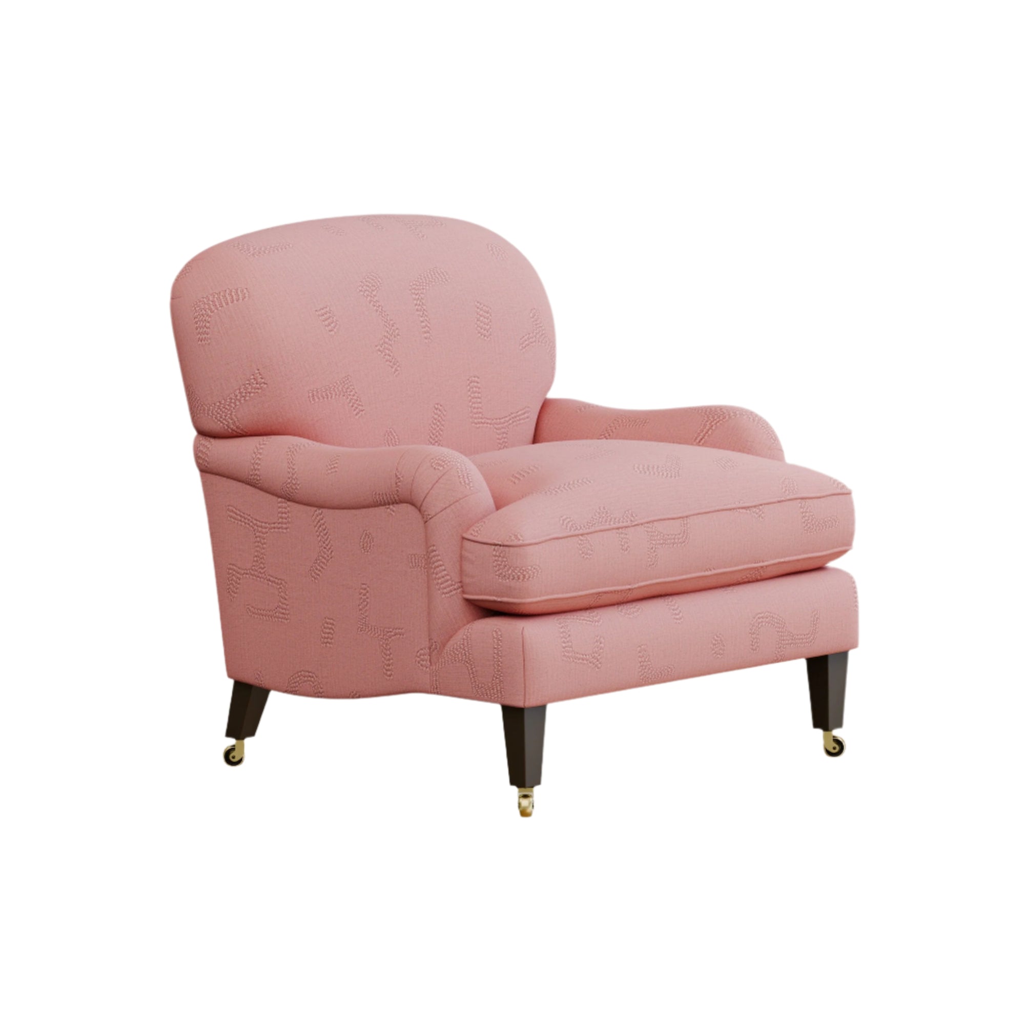 Sofia Armchair, Raphia, Clay-