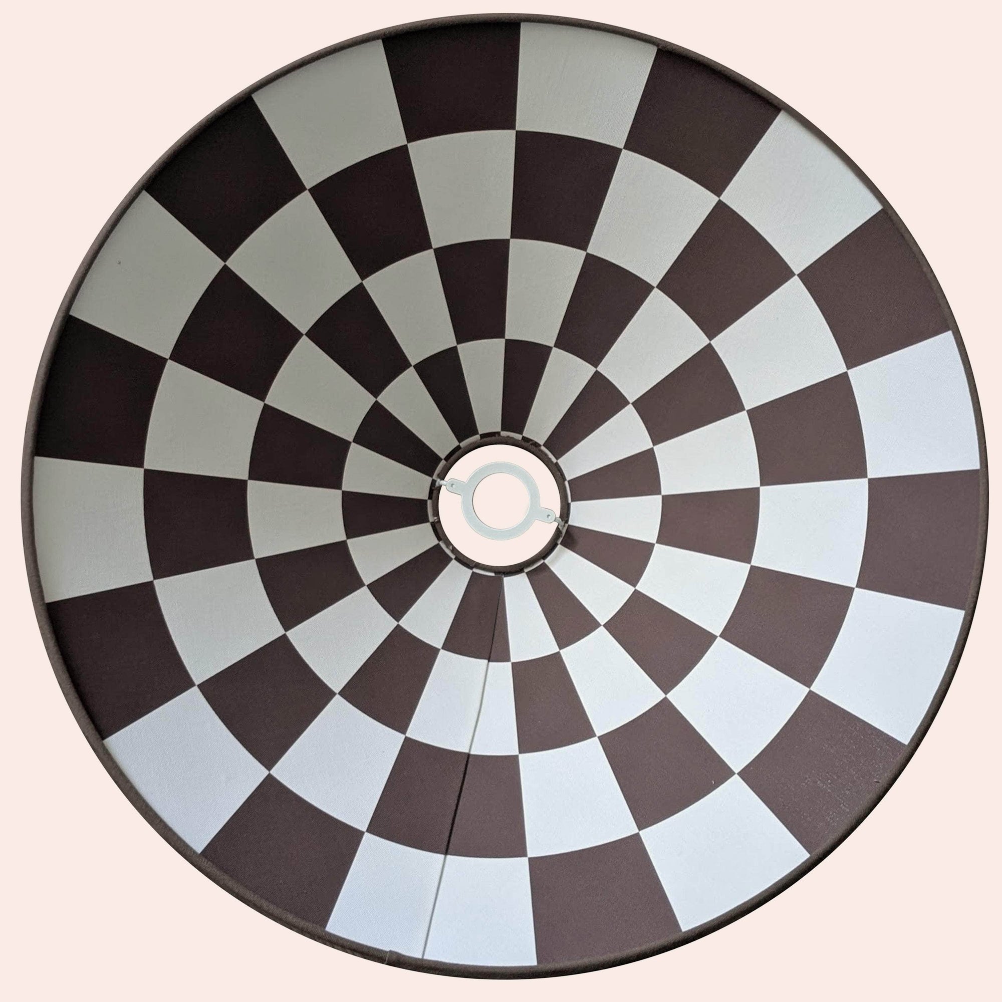 Bark Brown Checkered Cone Shade