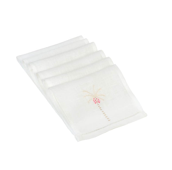 Palm Tree Cocktail Napkins (Set of 6)