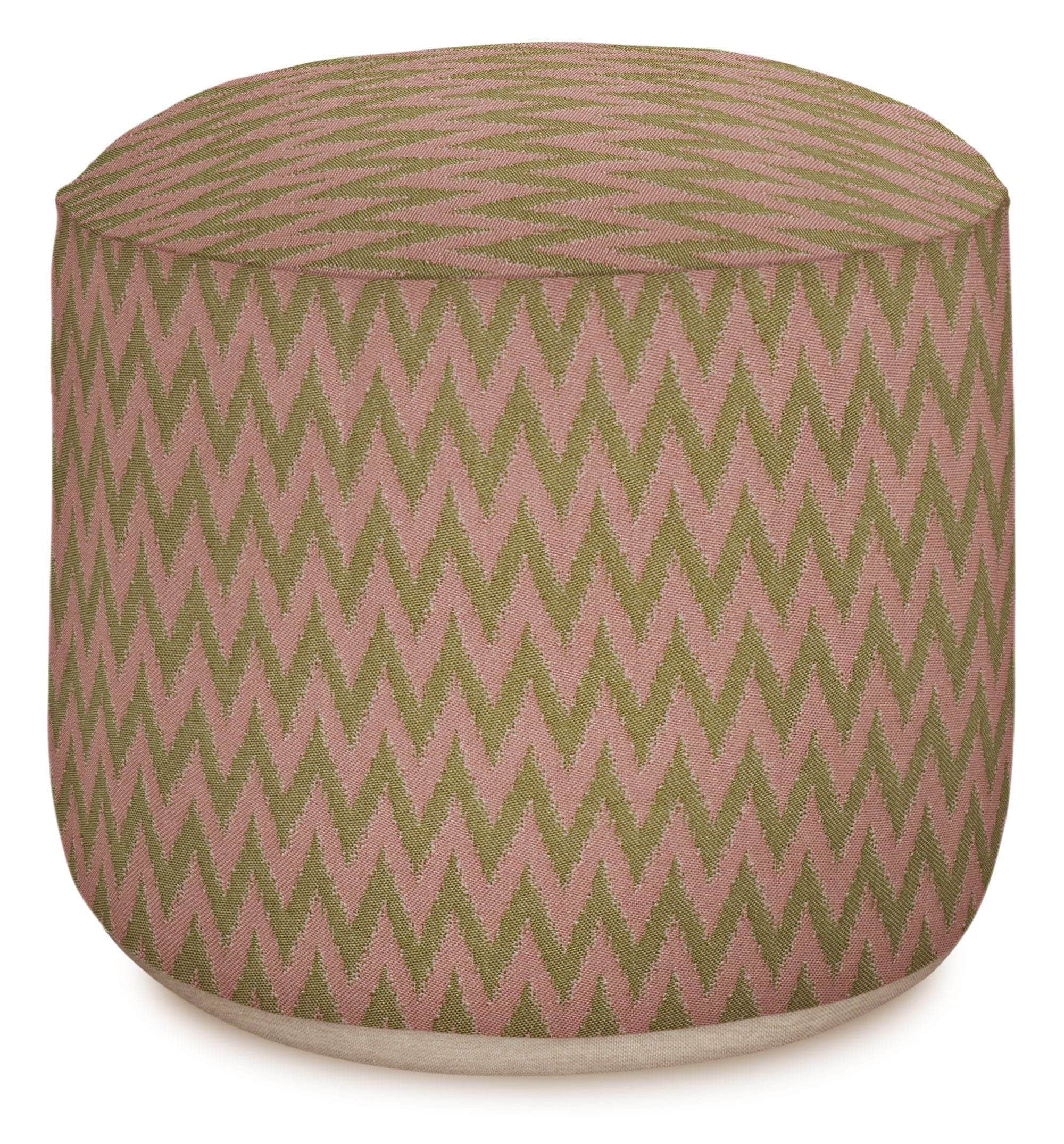 Outdoor Pouf Rosita Olive & Rose