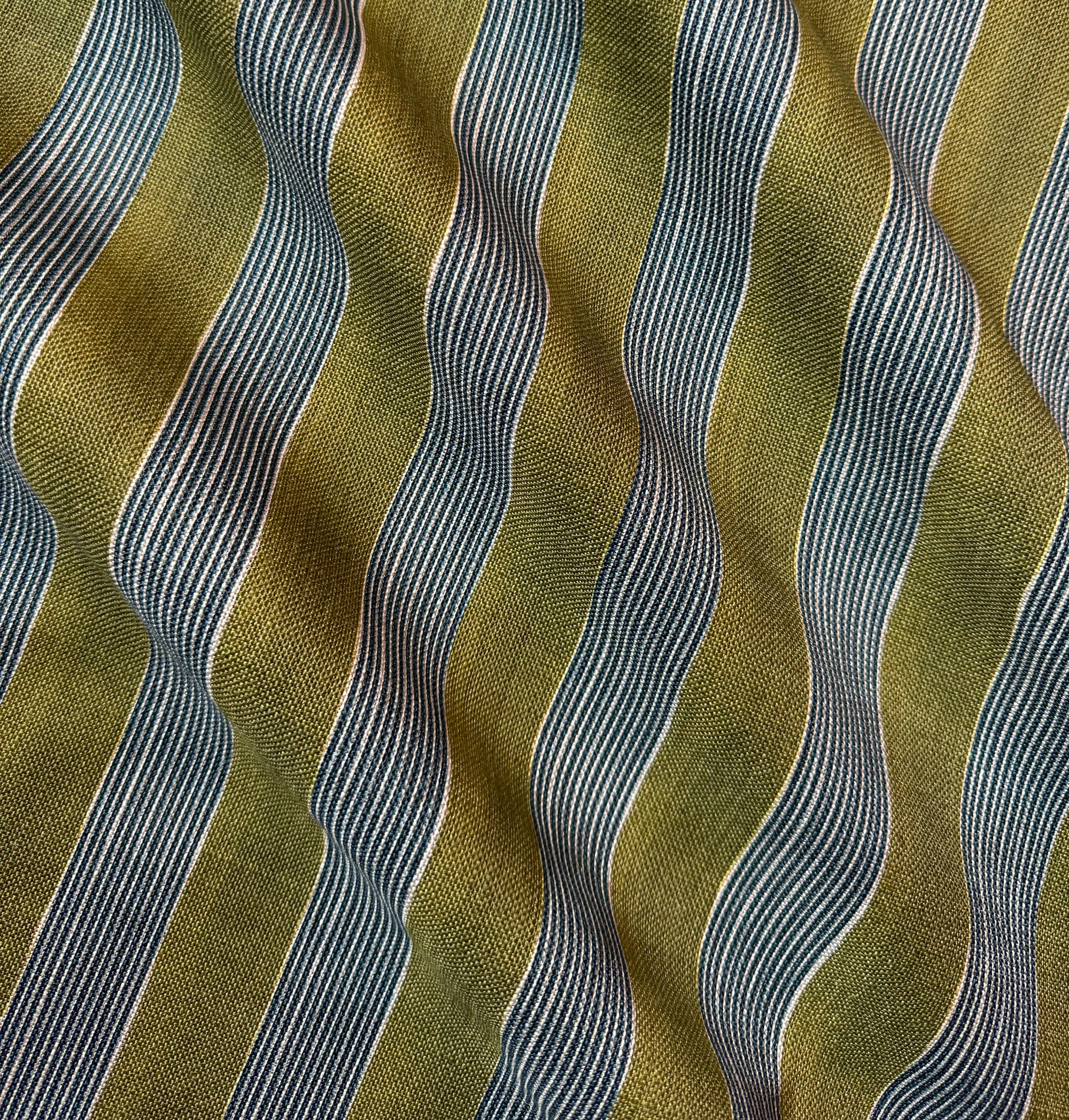 New Stripe Fabric - Olive