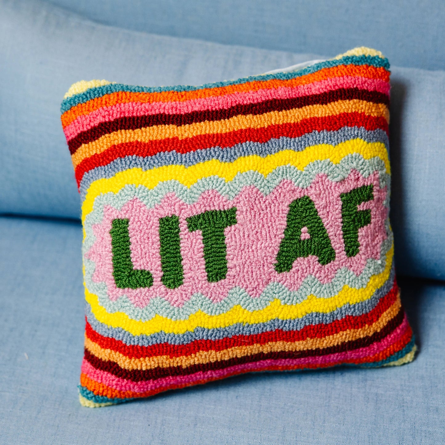 Lit AF Pillow