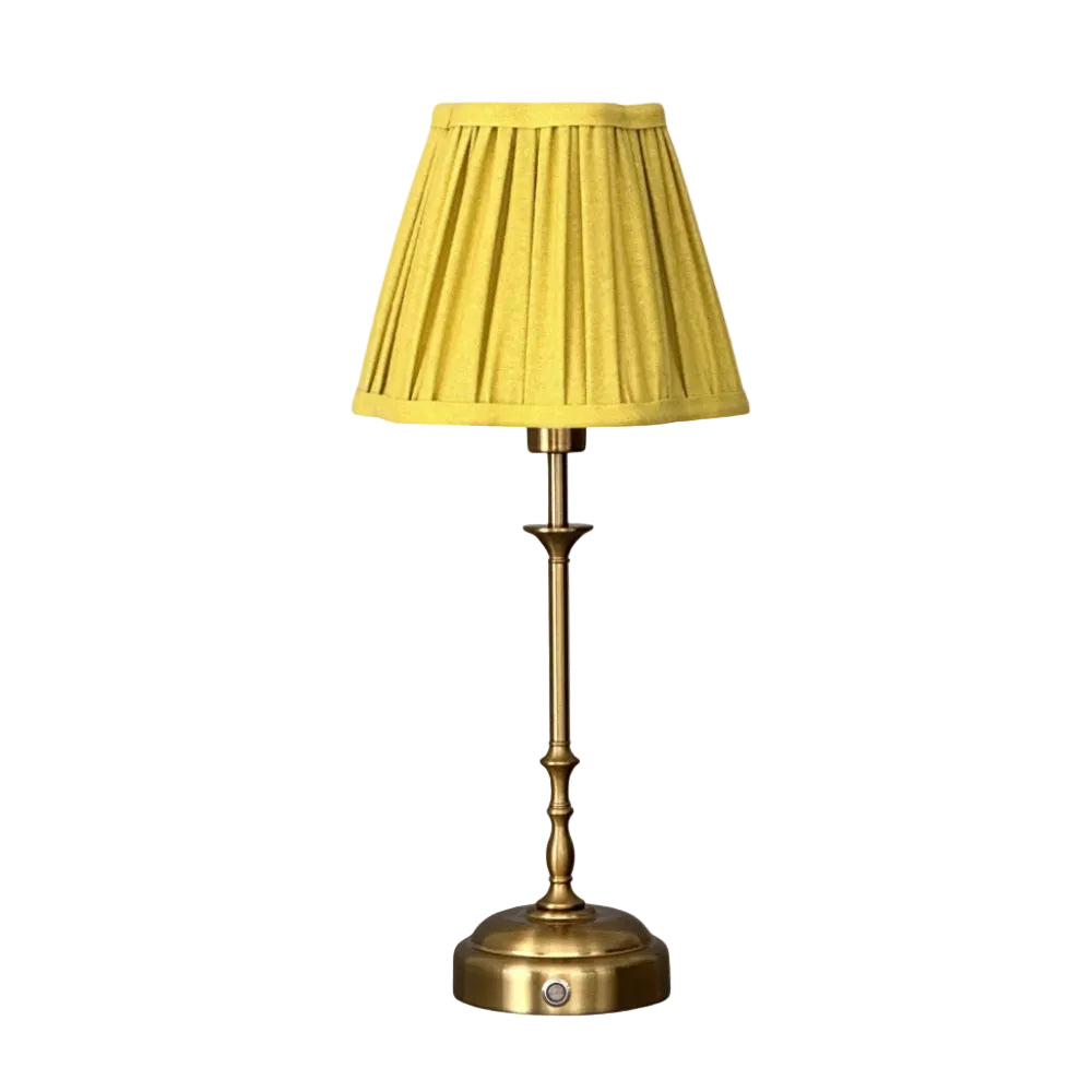 Freddie Table Lamp Yellow Scallop