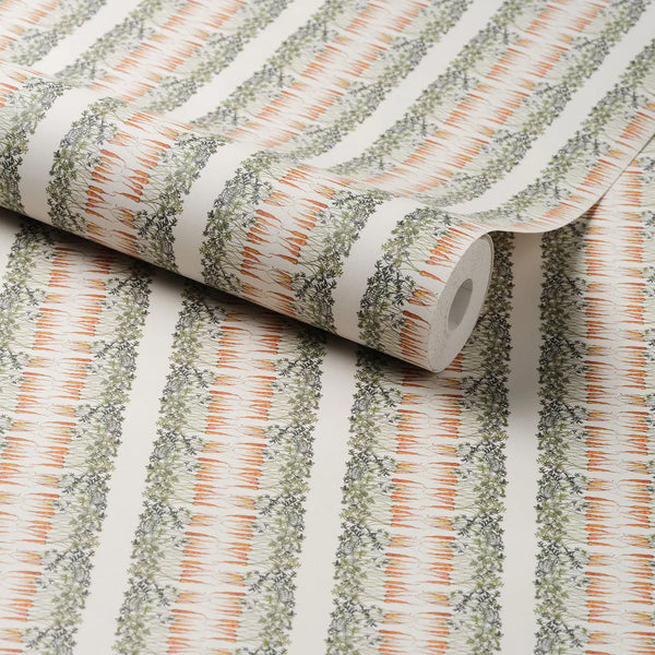 Carrot Stripe Wallpaper