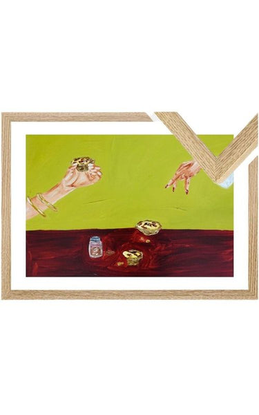 Sharing pastéis de nata Fine Art Print