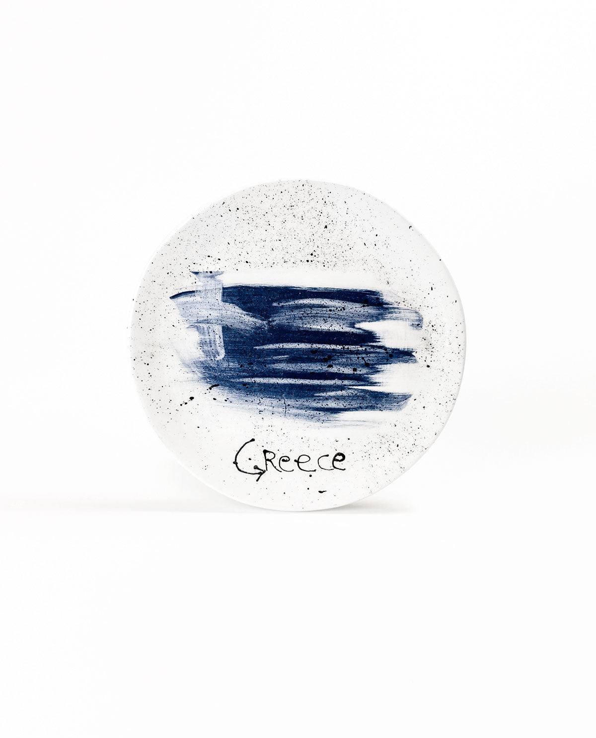 I AM GREEK - Hand Painted Ceramic Plates SET of 4-
