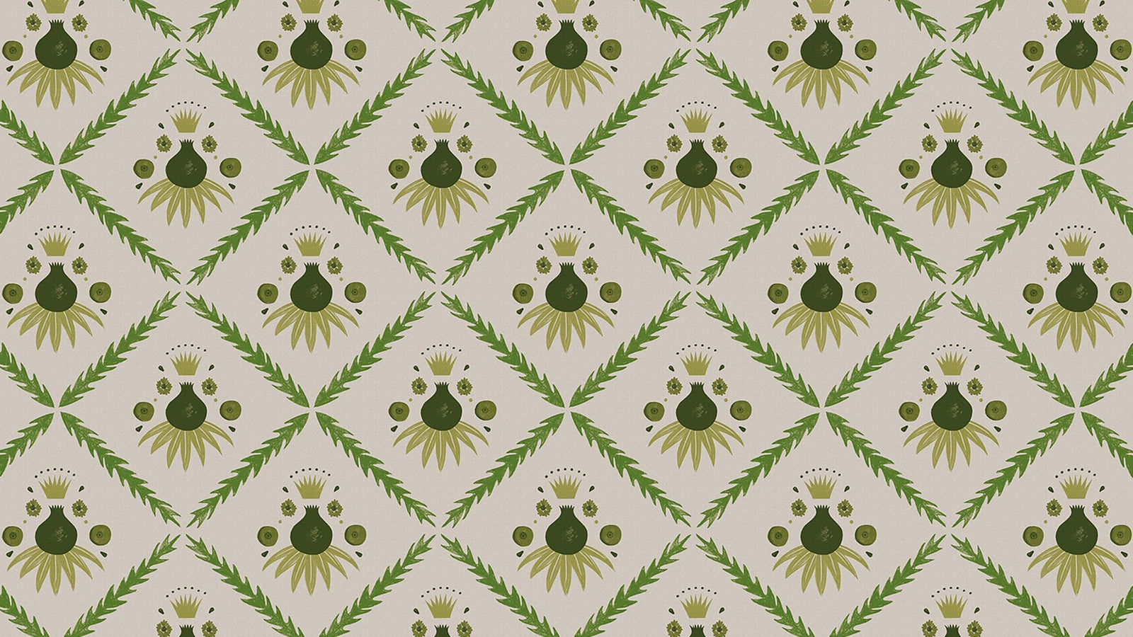 Pome Wallpaper, Moss, Roll-