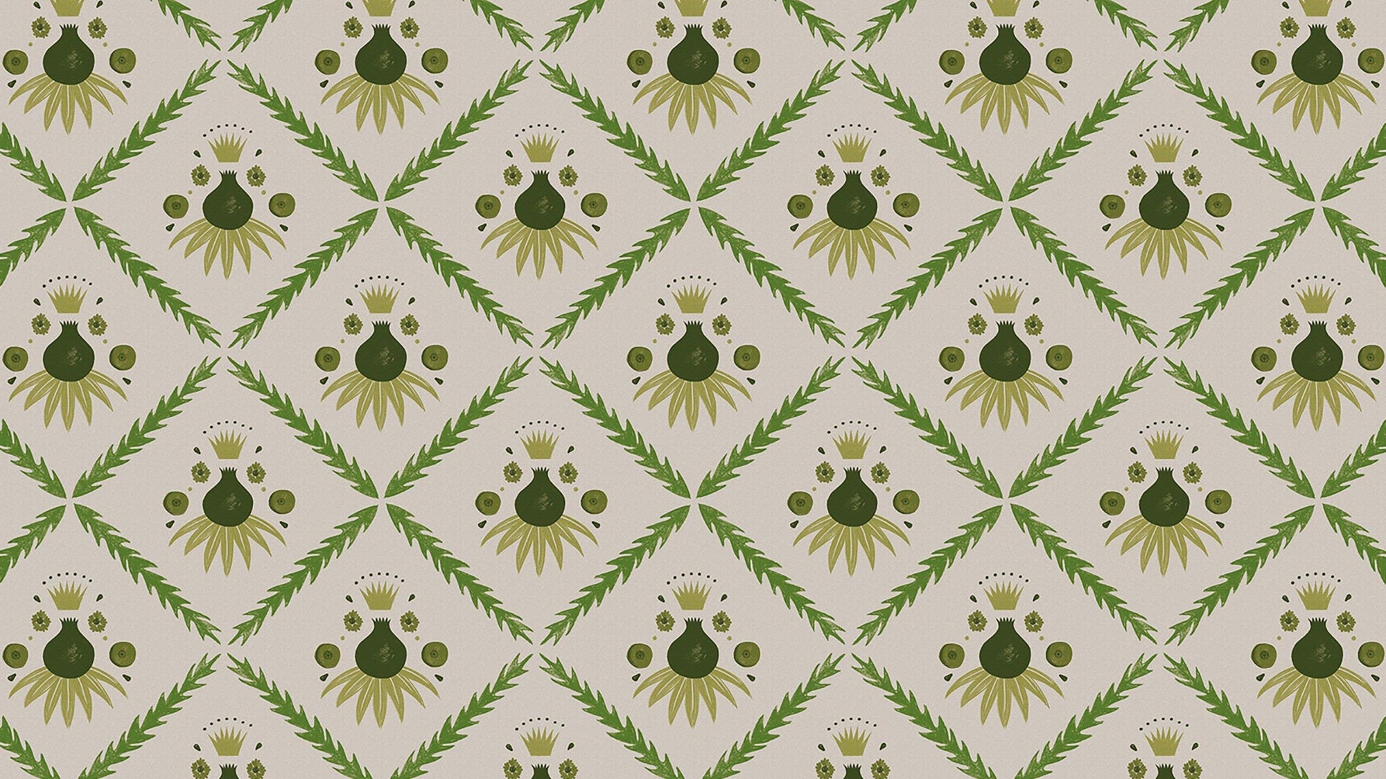 Pome Wallpaper, Moss, Roll-