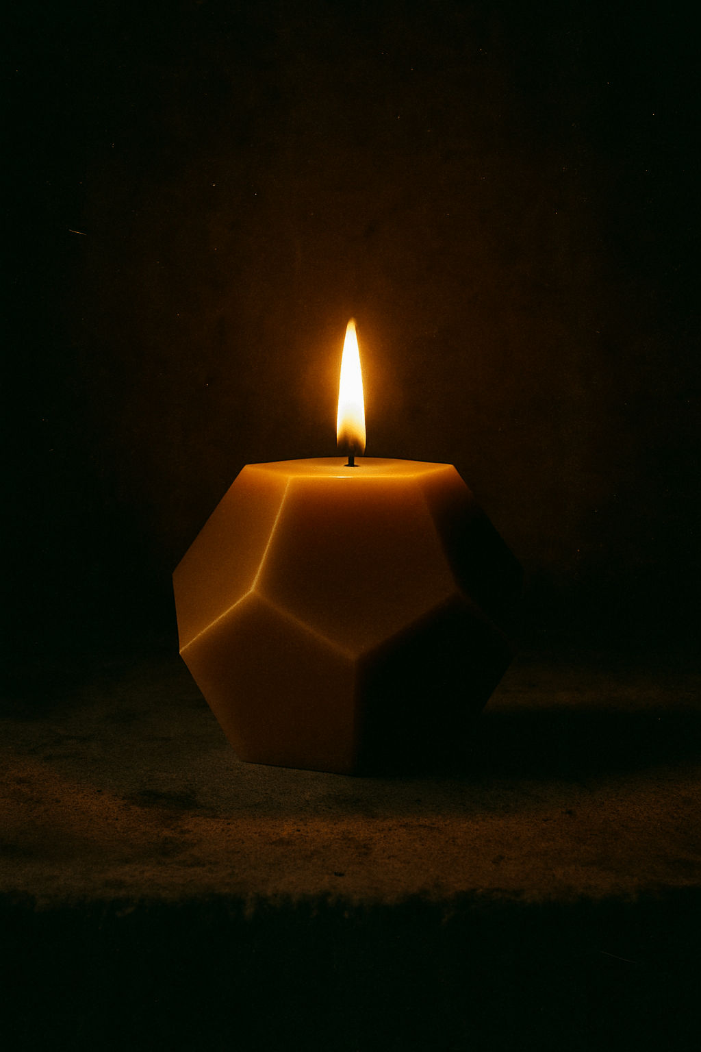 Dodecahedron Candle