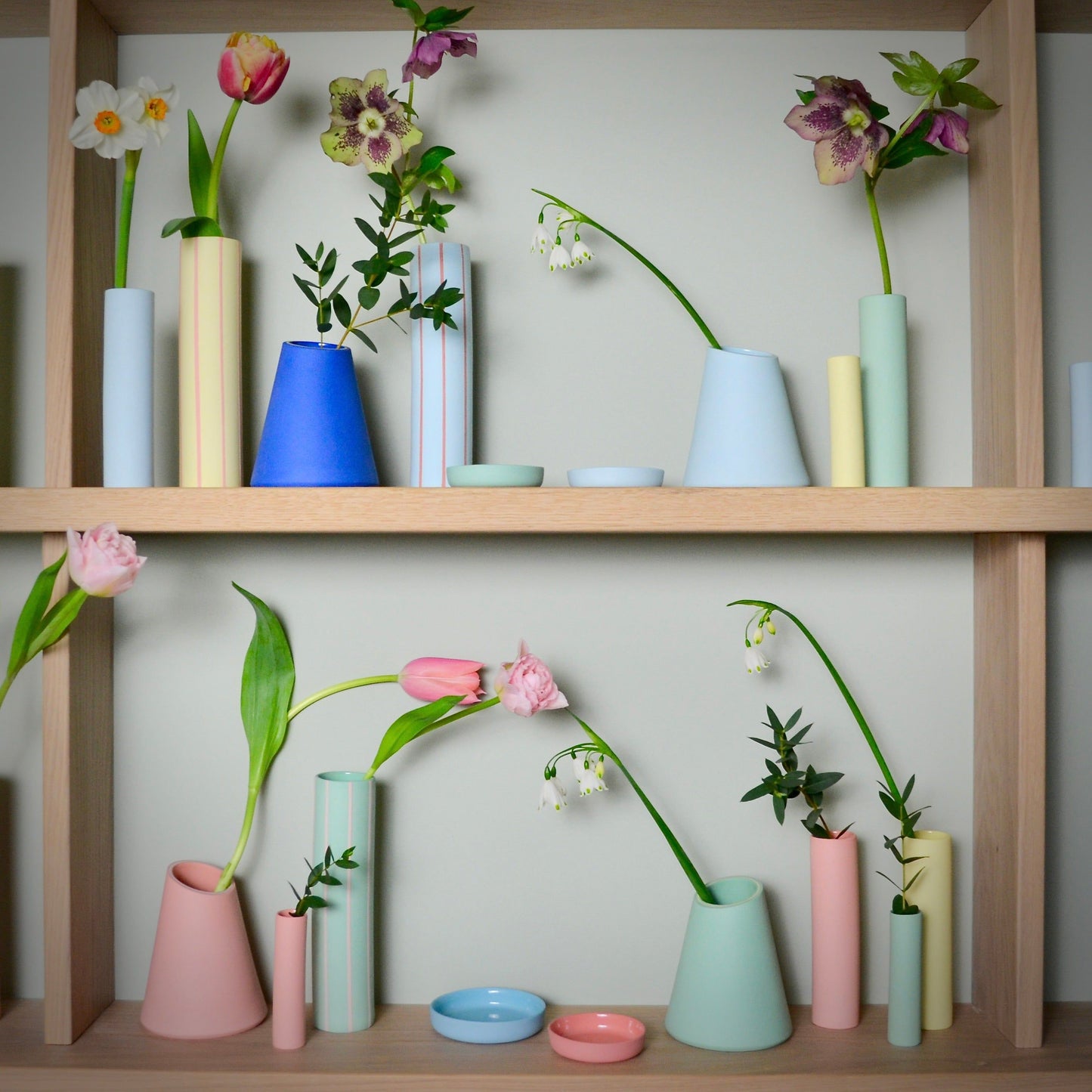 Angle Vase Miami Blue