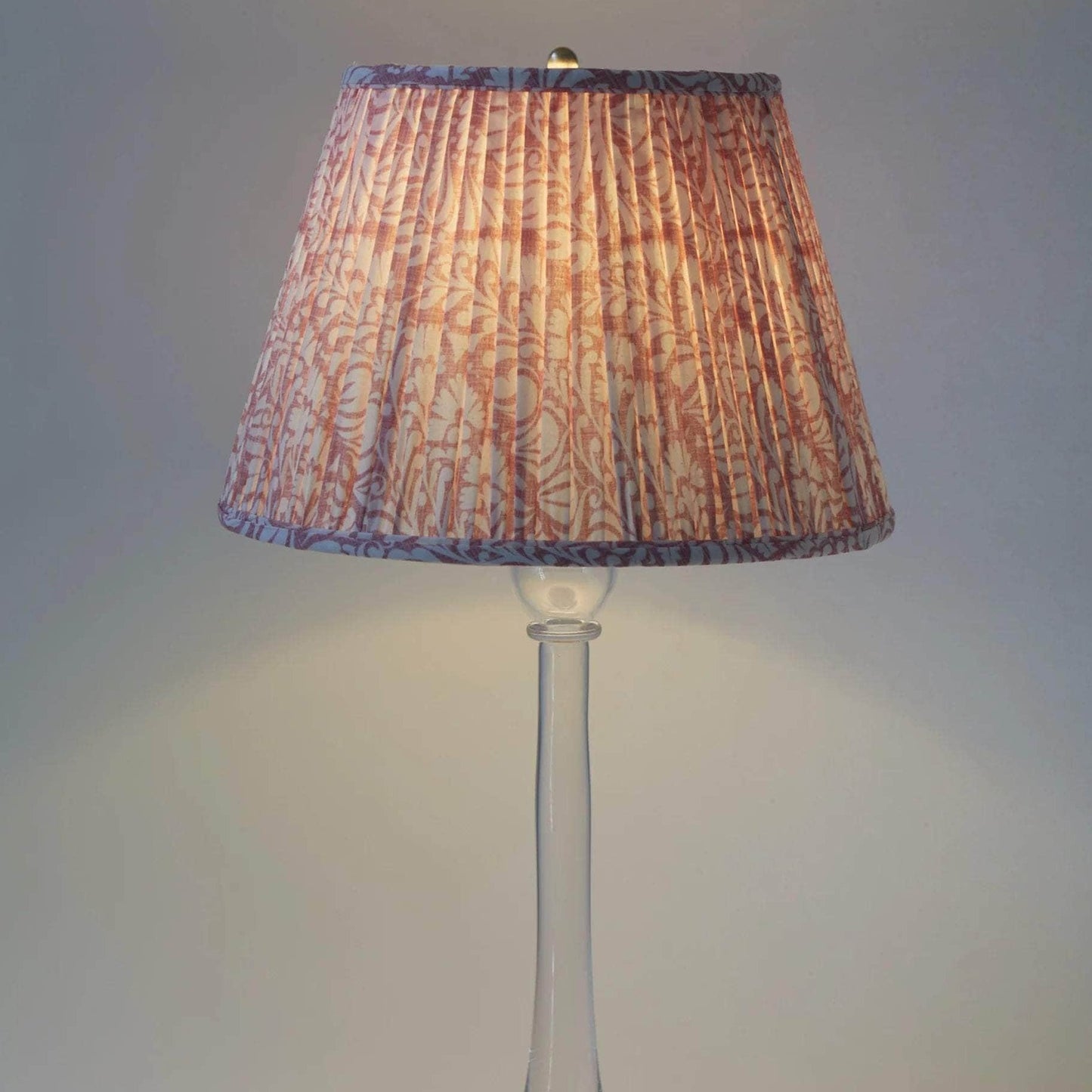 Fern Lampshade in Raspberry