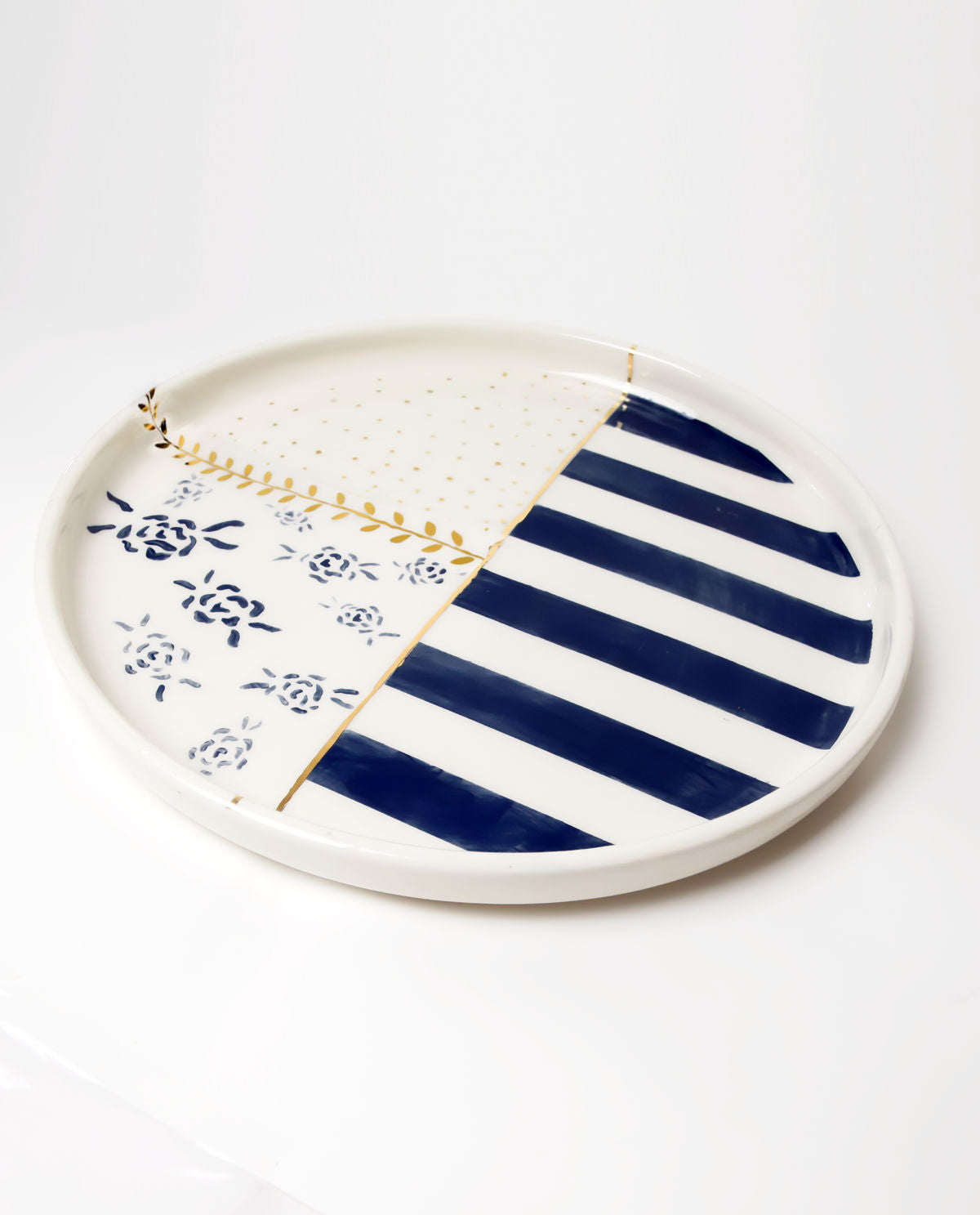 Royal Blue Serving Platter