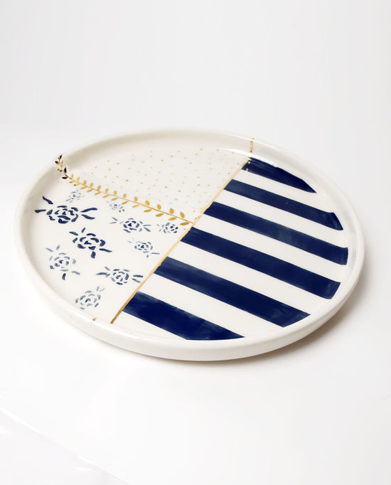 Royal Blue Serving Platter