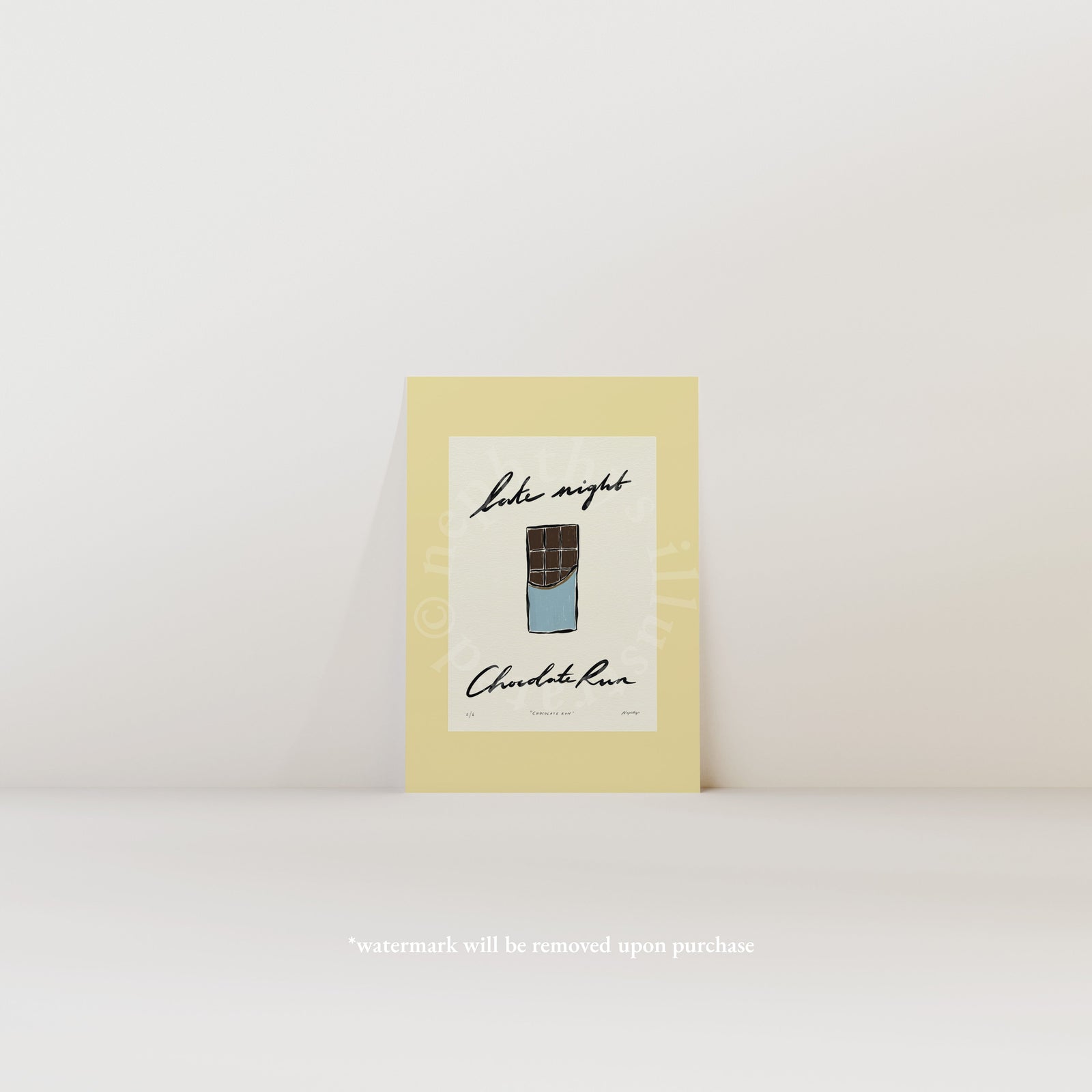 Late Night Chocolate Run Print