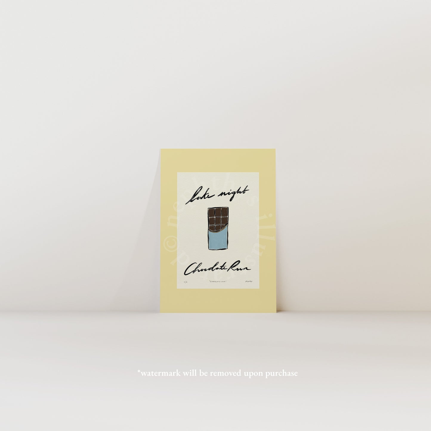 Late Night Chocolate Run Print