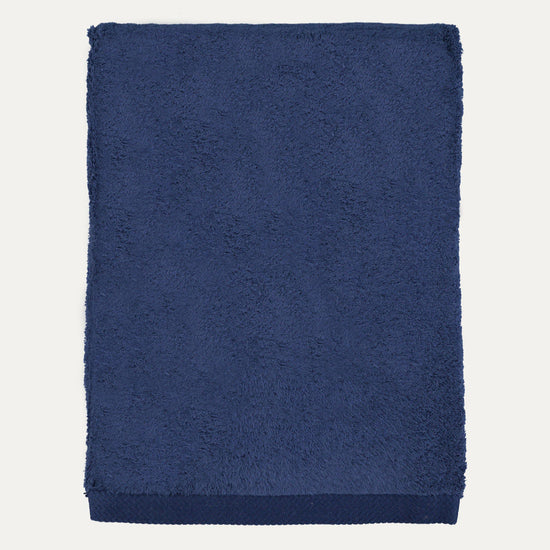 Dark Blue Cotton Bath Towel