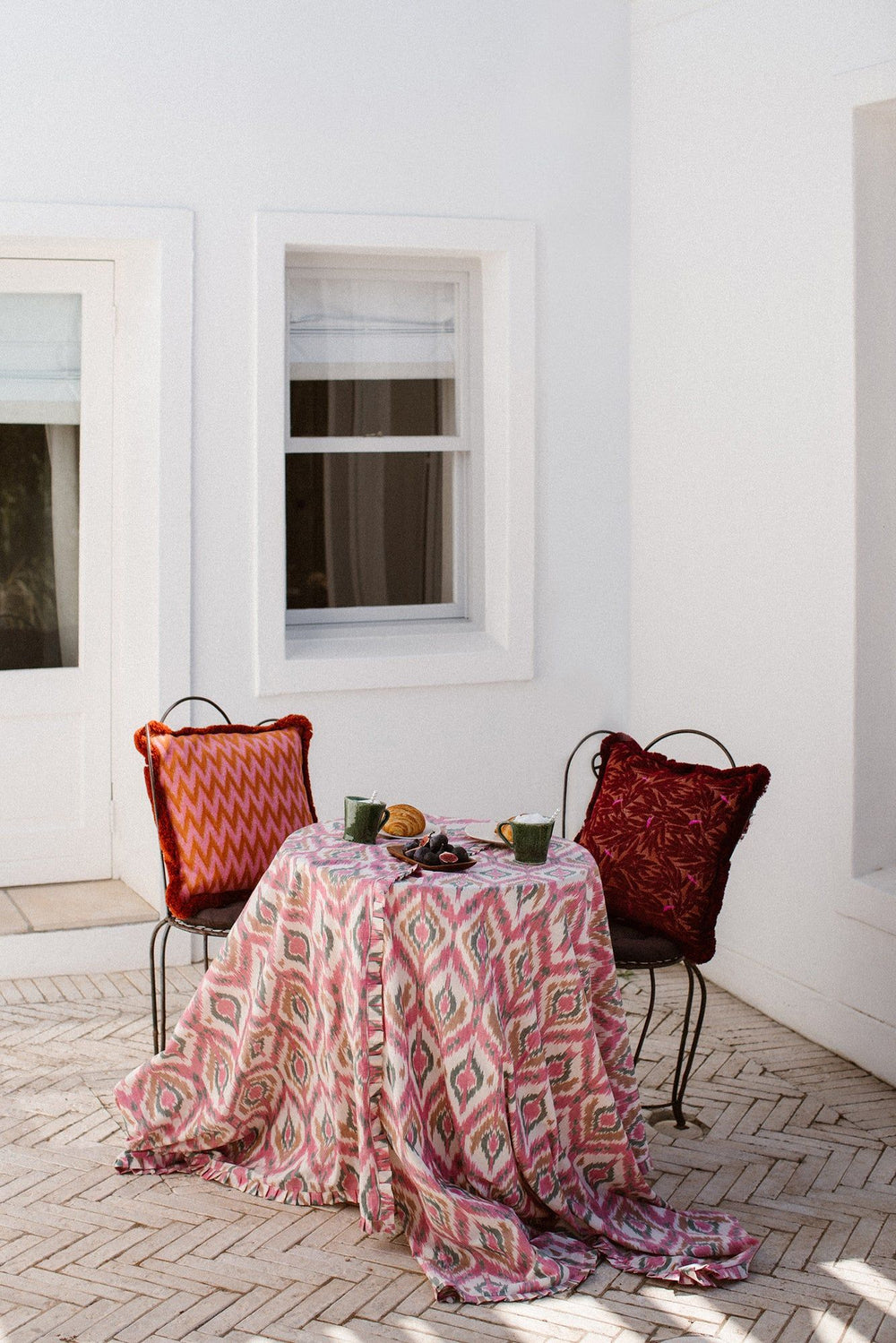 Bolster Rosita Orange & Pink