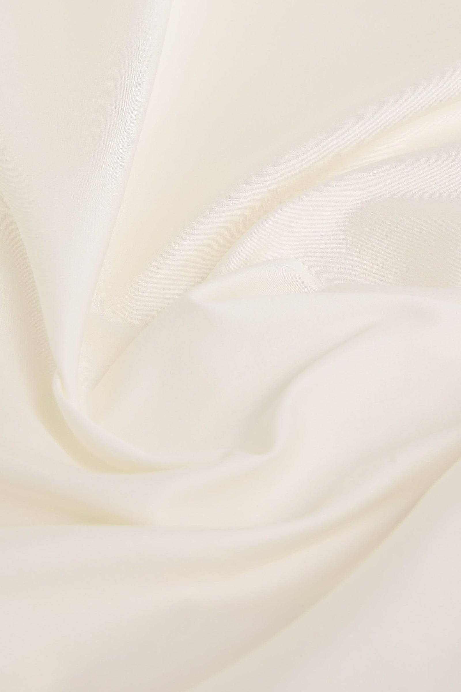 Sateen Organic Cotton Fitted Sheet - Iridescent Ivory