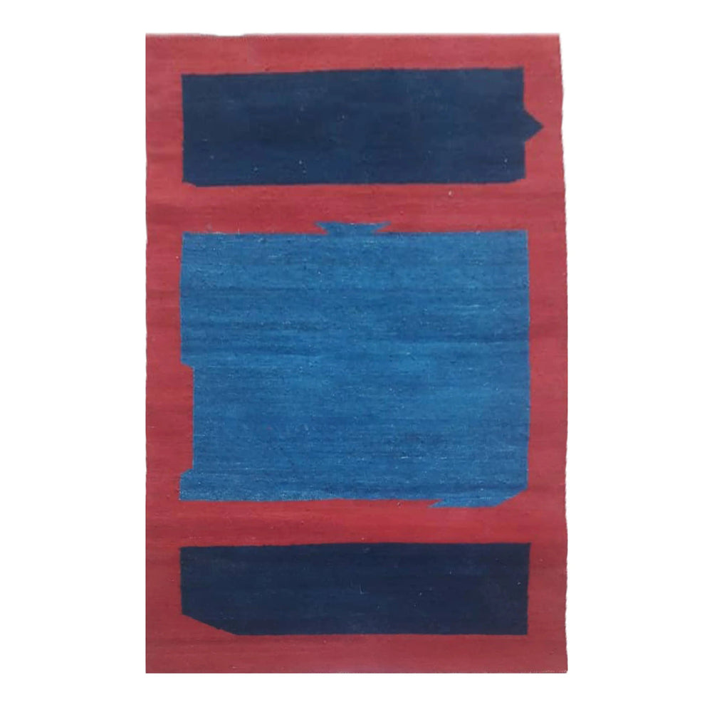 Shapes Flatweave Rug - Red